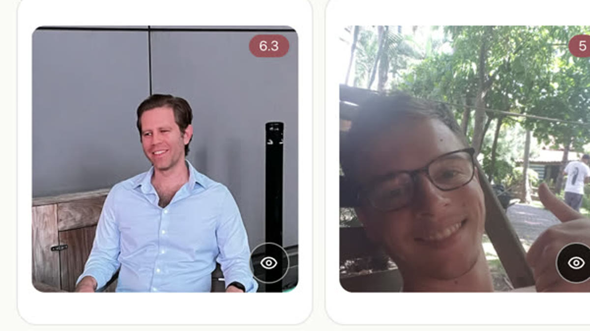 Matchmaker Ranking results showing Nicholas and another candidate with client-specific scores